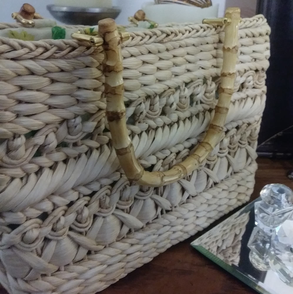 Capelli Handmade Straw Handbag Tote